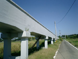 幸野溝　コンクリート製水路橋 